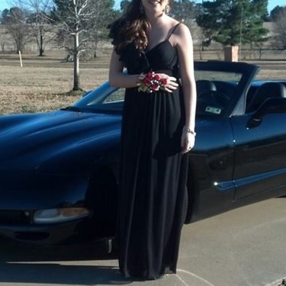 David's Bridal Black Dress - Picture 2 of 3