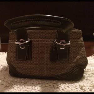 Authentic brown Coach bag