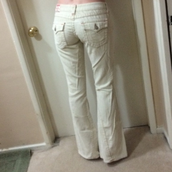 True Religion Cords in Winter White, sz 27