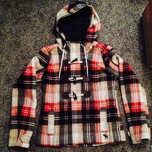 Abercrombie & Fitch plaid winter jacket