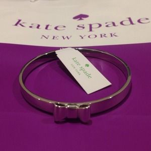 NWT Silver Kate Spade Bangle