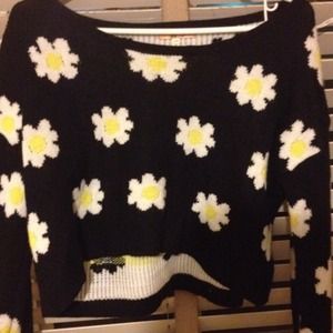 Cropped Daisy Sweater