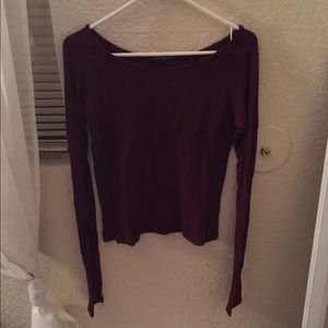 Brandy Melville maroon sweater