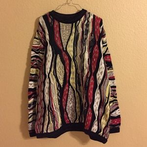 Coogi Knit Sweater in Red