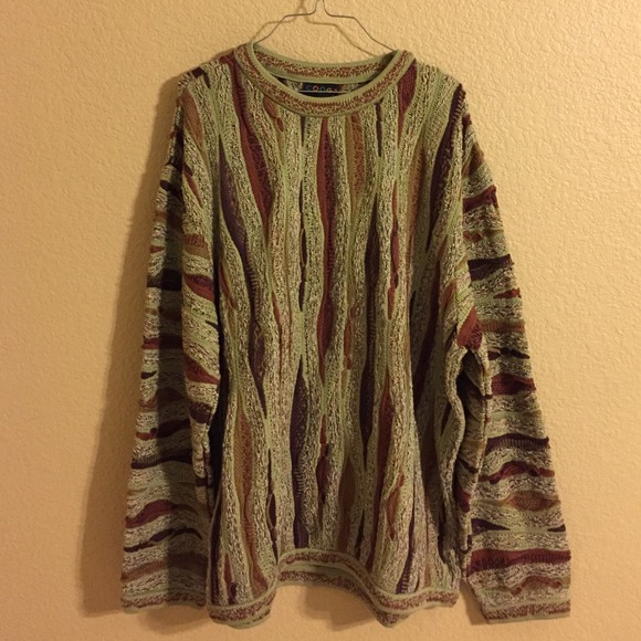 Coogi Knit Sweater in Green