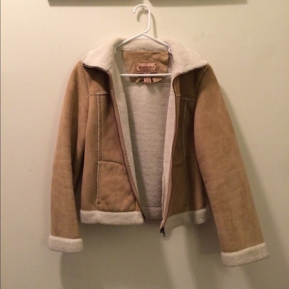 ❄️SALE ❄️ Aeropostale Faux Suede Light Weight Coat