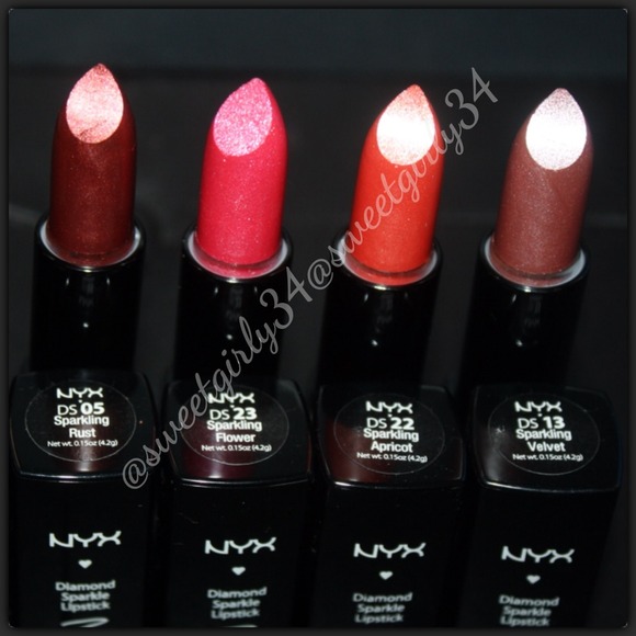 Brand new nyx sparkling line lipsticks