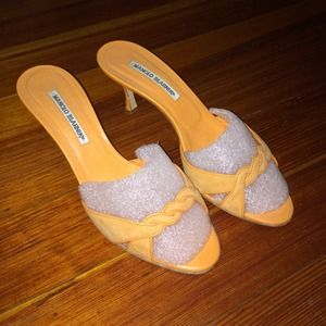 Authentic Manolo Blahnik Strappy Sandals