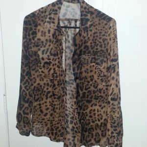 Long Sleeve Cheetah Print