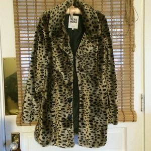 Plush Cheetah Fur Coat