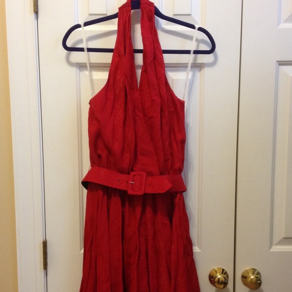 Sexy red dress