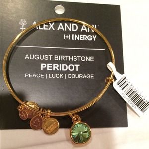 Authentic Alex & Ani birthstone Braclet