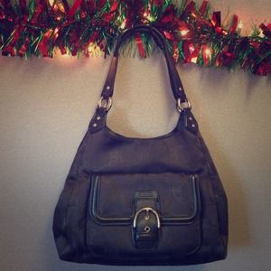 Authentic Coach Black Signature C Purse PRICE FIRM