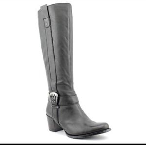 Adrienne Vittadini Holt Leather riding boots. 91/2