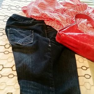 REDUCED!!Trendy cropped and cuffed Venezia Jeans.
