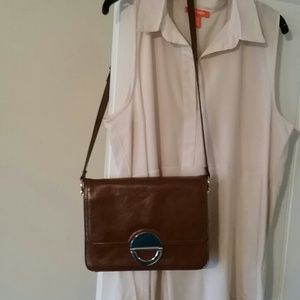 Worthington Cognac colored crossbody