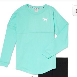 SOLD Victoria's Secret pink varsity crew