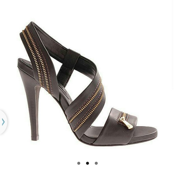 BCBG Max Azria Margarita Black Flower Nappa
