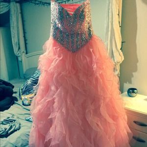 Pinkish/Salmon prom dress