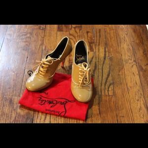 Cristian Louboutin. Miss Fred Booties. Size 37.