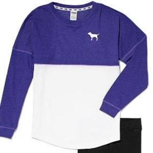 Sold-Victoria's Secret pink varsity crew