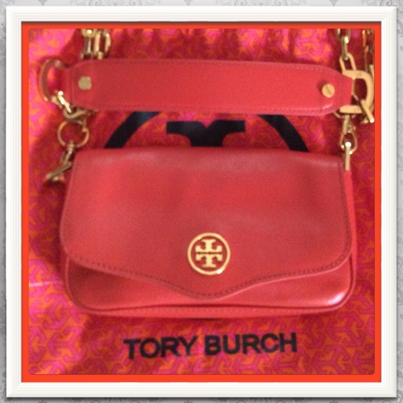 TORY BURCH SAFFIANO LEATHER CROSS BODY - Picture 2 of 4
