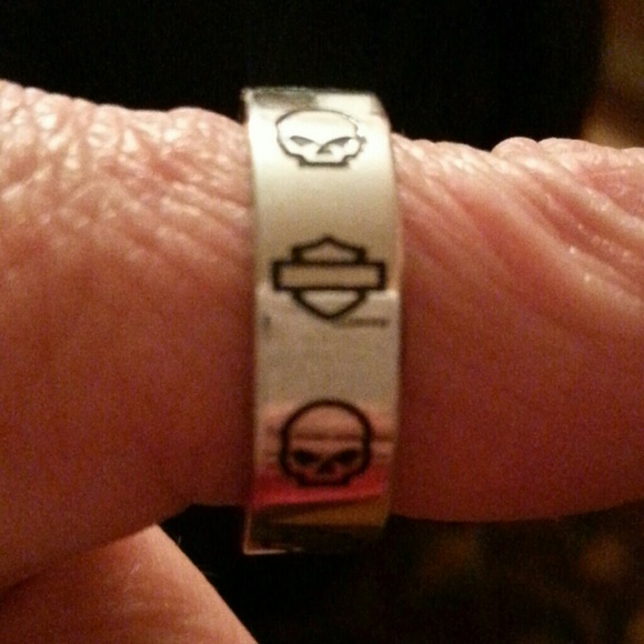 Harley Davidson Bar & Shield Willy G Skull Ring 6