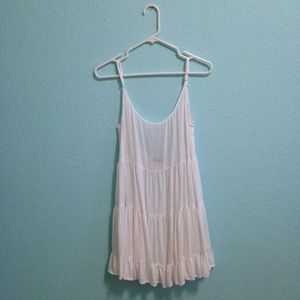 brandy melville white jada dress