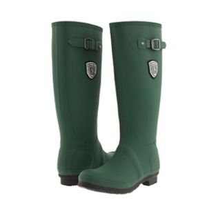 Green Kamik Jennifer Rain Boots
