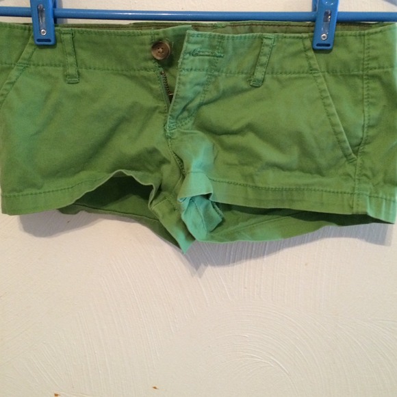Green shorts