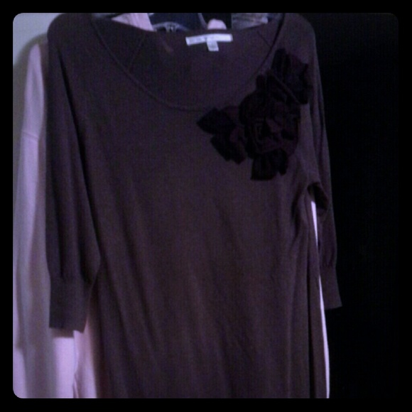 NEW Lauren Conrad purple sweater dress