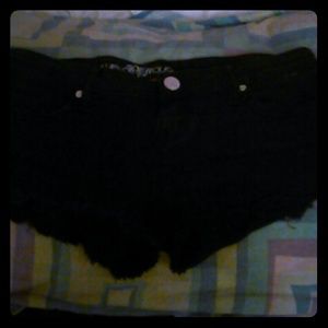 Almost famous black shorts.