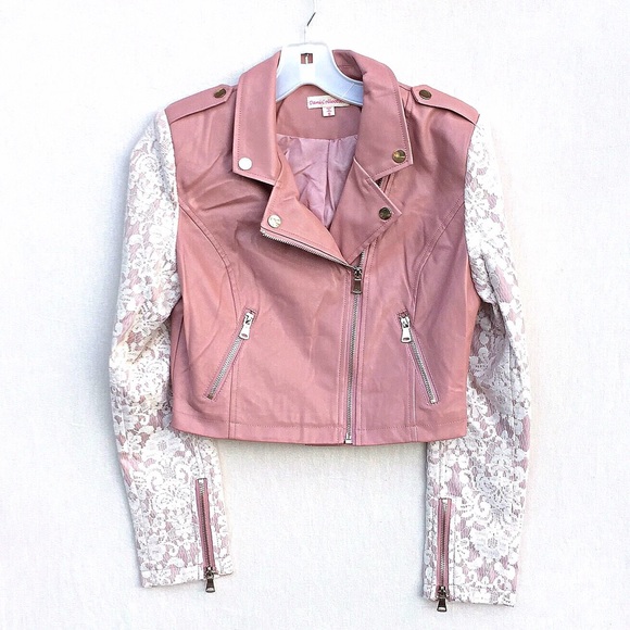 Jackets & Blazers - ‼️LAST ONE‼️🎉2x HP!🎉Pink faux leather jacket