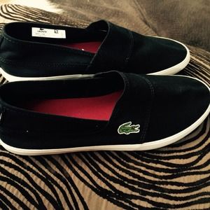 Lacoste slip ons