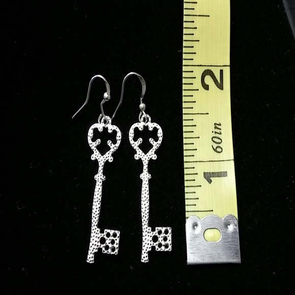 Key Earrings - Picture 2 of 2