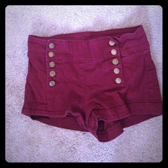 High waisted shorts