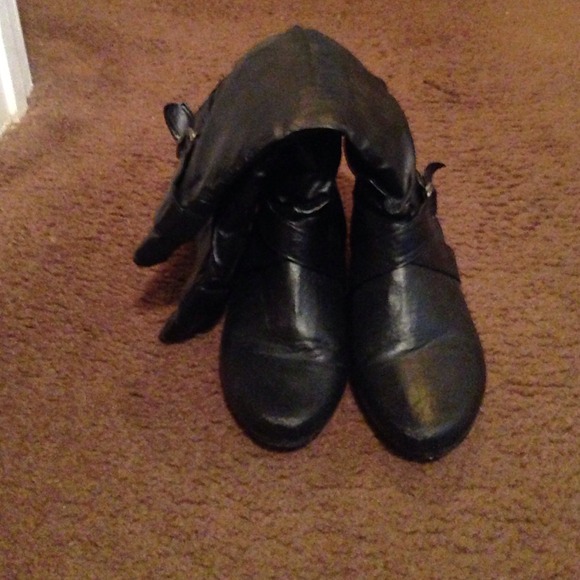 Black boots