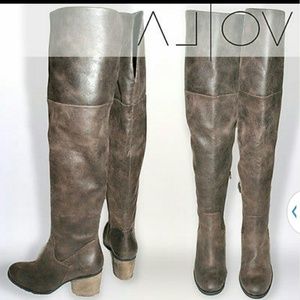 Hinge 8.5 tall over the knee otk thigh high boots