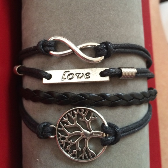 Jewelry - Sold!!!Brand new multi layer "love" bracelet
