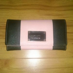 Pink & Black Large Wallet