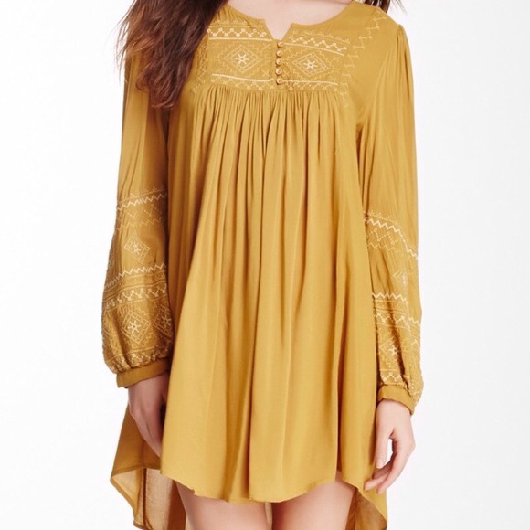 Long sleeve tunic dress