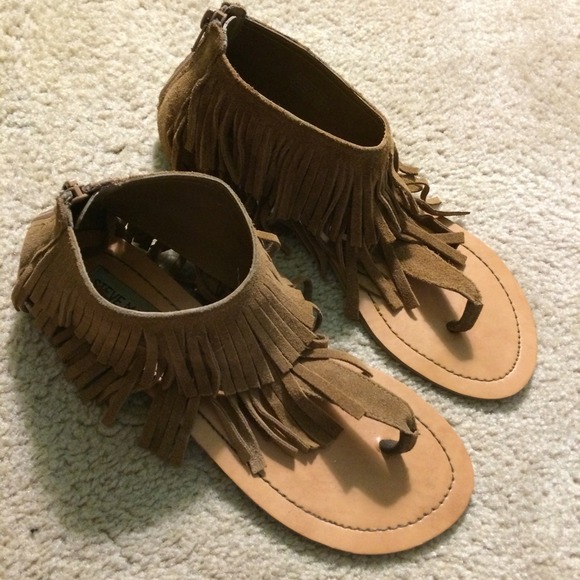 Steve Madden Fringe Sandals