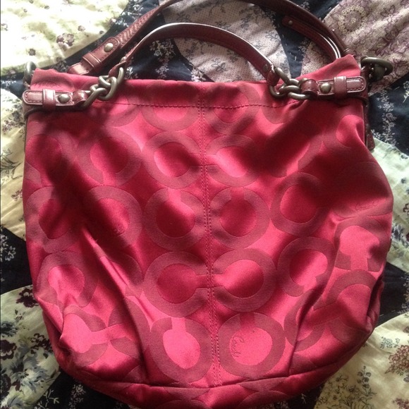 Burgundy Coach Purse/Handbag🌟✨