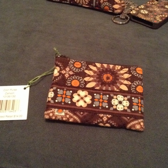 Vera Bradley coin purse canyon