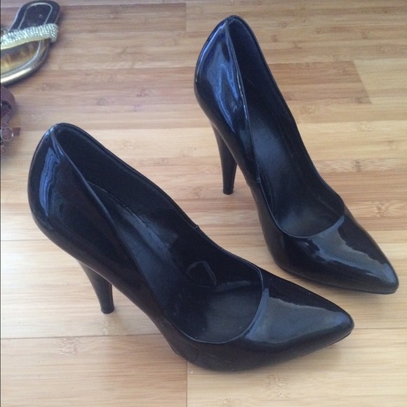 Black high heels