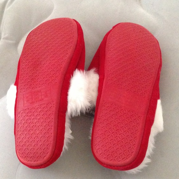 NWT Happy Holidays slippers - M (7-8) - Picture 4 of 4
