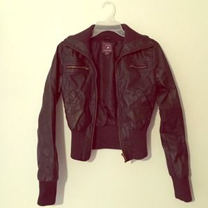 Forever 21 Leather Jacket Size Small