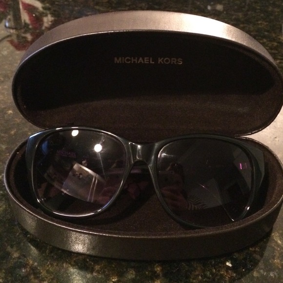 Michael Kors Black Sunglasses with Case