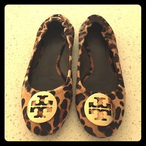 Leopard print Tory burch flats