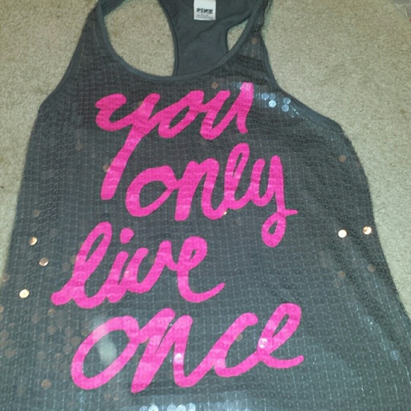 Victoria's secret pink tank